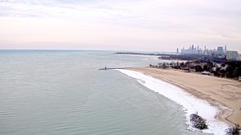 Weather camera view of Edgewater Beach.