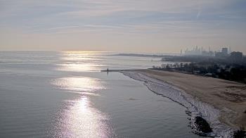 Weather camera view of Edgewater Beach.