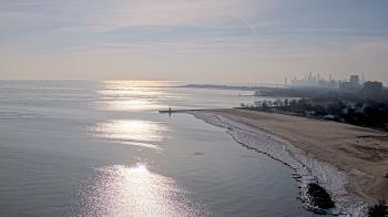 Weather camera view of Edgewater Beach.