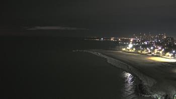 Weather camera view of Edgewater Beach.