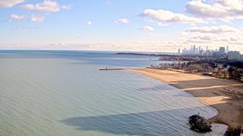 Weather camera view of Edgewater Beach.