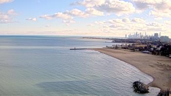 Weather camera view of Edgewater Beach.
