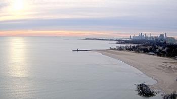 Weather camera view of Edgewater Beach.