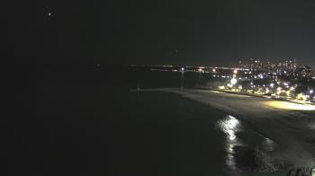 Weather camera view of Edgewater Beach.