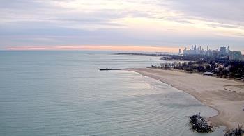 Weather camera view of Edgewater Beach.