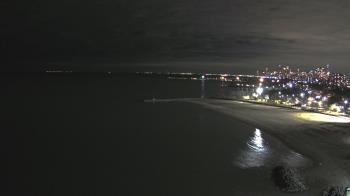 Weather camera view of Edgewater Beach.