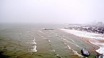 Weather camera view of Edgewater Beach.