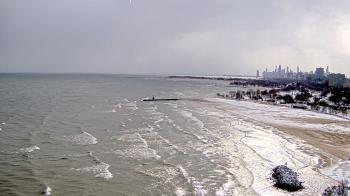 Weather camera view of Edgewater Beach.