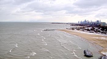 Weather camera view of Edgewater Beach.