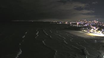 Weather camera view of Edgewater Beach.