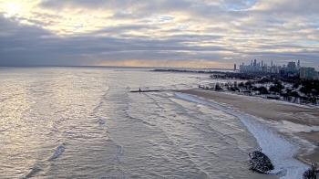 Weather camera view of Edgewater Beach.