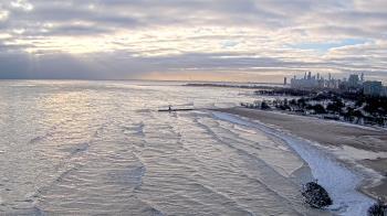 Weather camera view of Edgewater Beach.