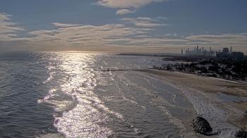 Weather camera view of Edgewater Beach.