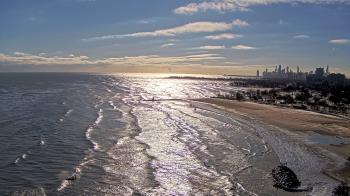 Weather camera view of Edgewater Beach.