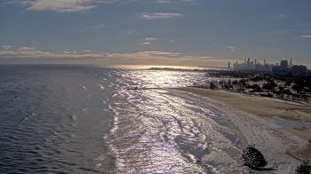 Weather camera view of Edgewater Beach.