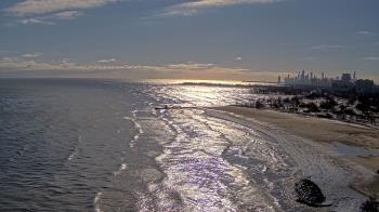 Weather camera view of Edgewater Beach.