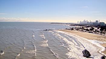 Weather camera view of Edgewater Beach.