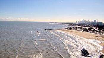 Weather camera view of Edgewater Beach.