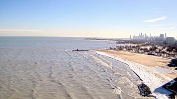 Weather camera view of Edgewater Beach.