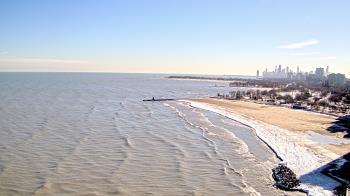 Weather camera view of Edgewater Beach.