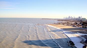 Weather camera view of Edgewater Beach.