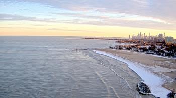 Weather camera view of Edgewater Beach.