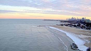 Weather camera view of Edgewater Beach.
