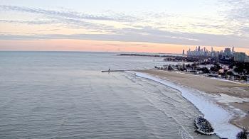 Weather camera view of Edgewater Beach.