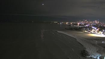 Weather camera view of Edgewater Beach.