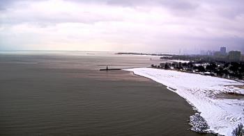 Weather camera view of Edgewater Beach.
