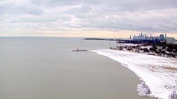 Weather camera view of Edgewater Beach.
