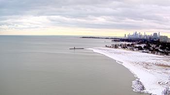 Weather camera view of Edgewater Beach.
