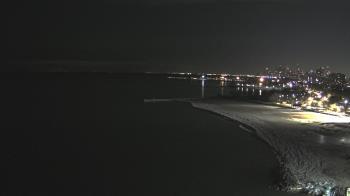 Weather camera view of Edgewater Beach.