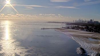 Weather camera view of Edgewater Beach.