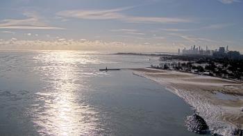 Weather camera view of Edgewater Beach.