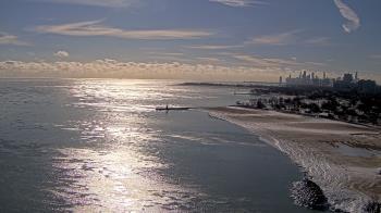 Weather camera view of Edgewater Beach.