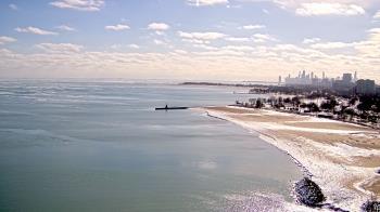 Weather camera view of Edgewater Beach.