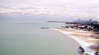 Weather camera view of Edgewater Beach.