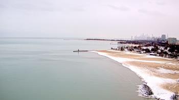 Weather camera view of Edgewater Beach.