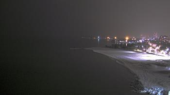 Weather camera view of Edgewater Beach.