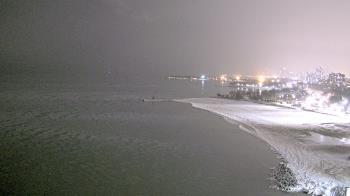 Weather camera view of Edgewater Beach.