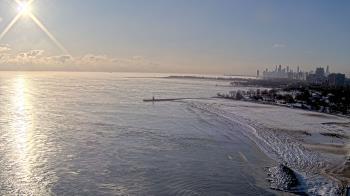Weather camera view of Edgewater Beach.