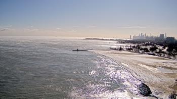 Weather camera view of Edgewater Beach.