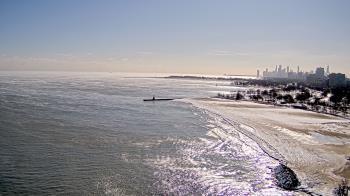 Weather camera view of Edgewater Beach.