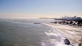 Weather camera view of Edgewater Beach.