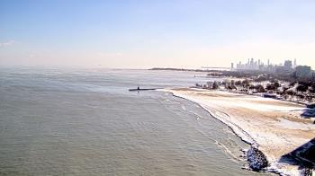 Weather camera view of Edgewater Beach.