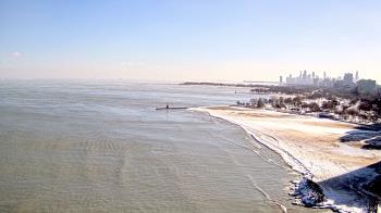 Weather camera view of Edgewater Beach.