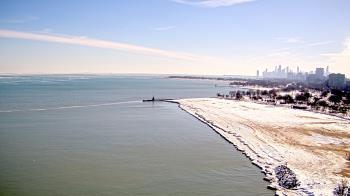 Weather camera view of Edgewater Beach.