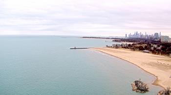 Weather camera view of Edgewater Beach.