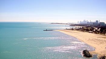 Weather camera view of Edgewater Beach.